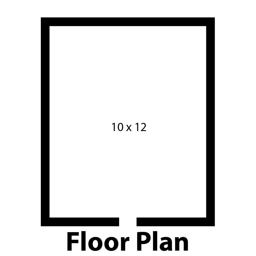 Norlake FTB671012-CX-M Fast Trak 10' x 12' x 6' 7" Indoor Walk-In Cooler — supplier gallery view 2; a black letter on a white background