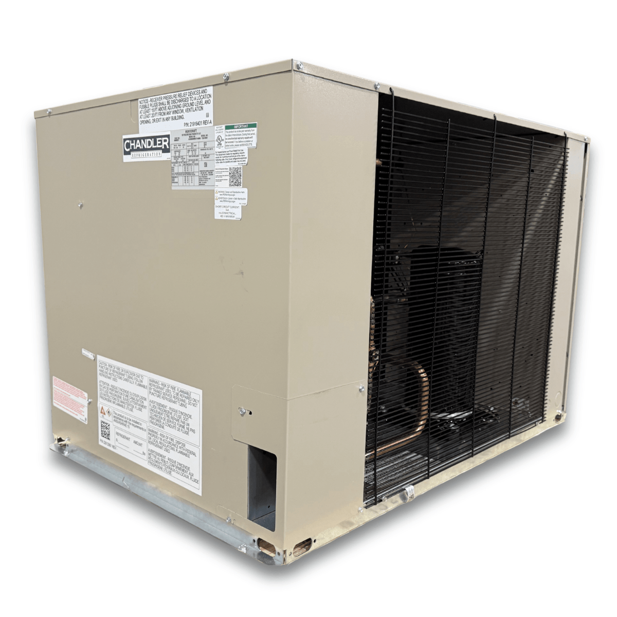 New 5 HP R-455A Medium Temp System, 1 phase 208-230 volt — supplier gallery view 3; New 5 HP R-455A Medium Temp System, 1 phase 208-230 volt