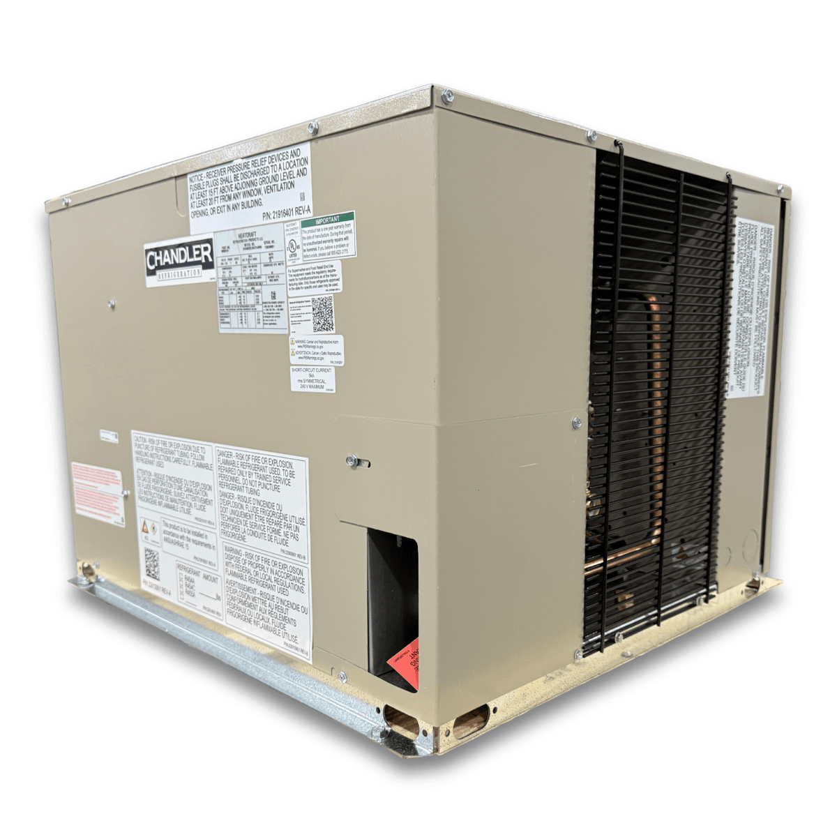 New 2 HP R-455A Low Temp System, 1 phase 208-230 volt — supplier gallery view 3; New 2 HP R-455A Low Temp System, 1 phase 208-230 volt