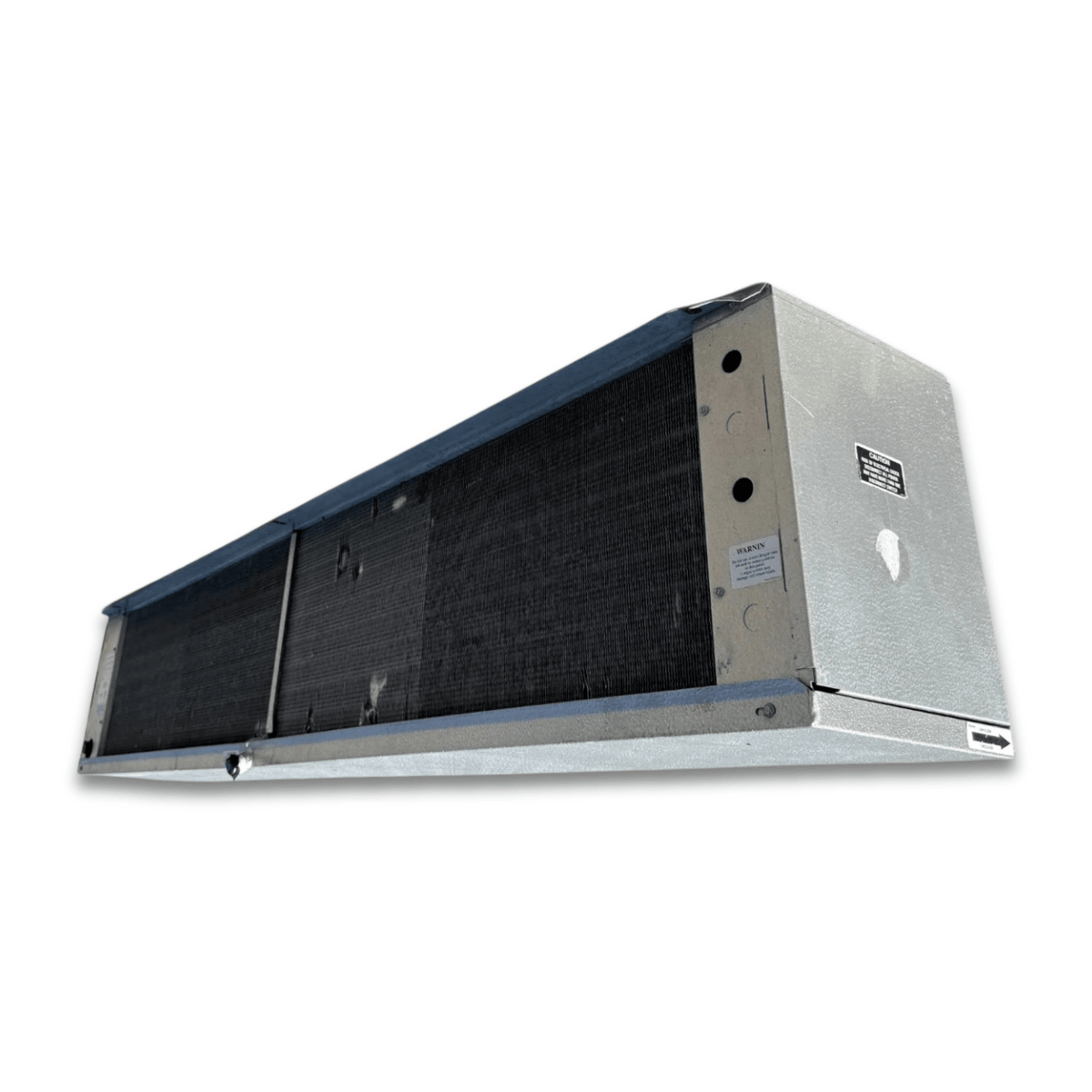 Used HTP HTA48-264B Evaporator #3123 — supplier gallery view 5; Back-right view of the used HTP HTA48-264B evaporator #3123, showing the rear panel and coil compartment.