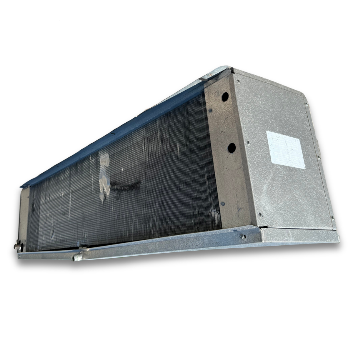 Used Russell AE36-140B Evaporator #535 — supplier gallery view 4; Used gray evaporator back view.