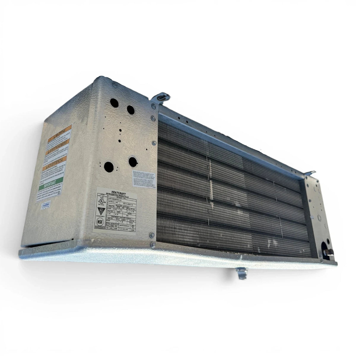Used RDI LSF-090BK Evaporator #3049 — supplier gallery view 5; Back-left view of the used RDI LSF-090BK evaporator #3049, showing the rear cabinet panel.