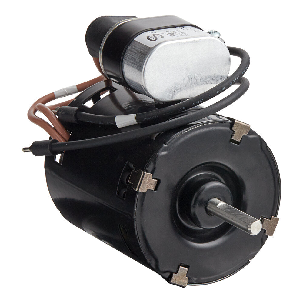 Heatcraft 5036NS Evaporator Fan Motor — supplier gallery view 2; A black Heatcraft evaporator fan motor with wires.
