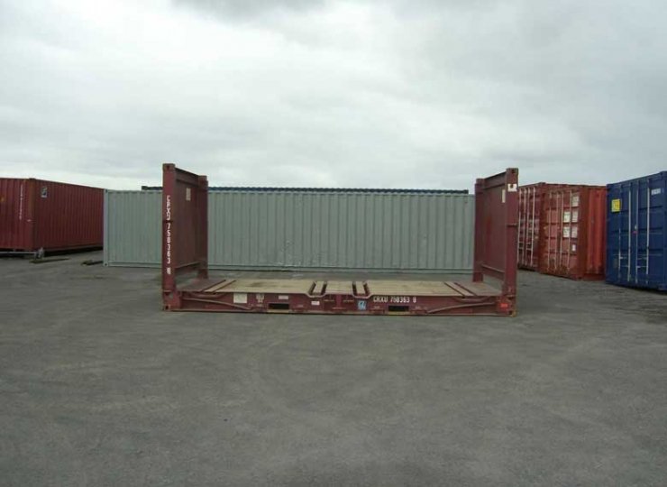 12m (40ft) Flat Rack Container — Used — supplier gallery view 1