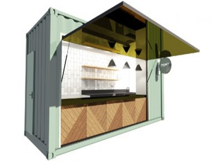 6m (20ft) Container Shop with Shelves — supplier gallery view 1
