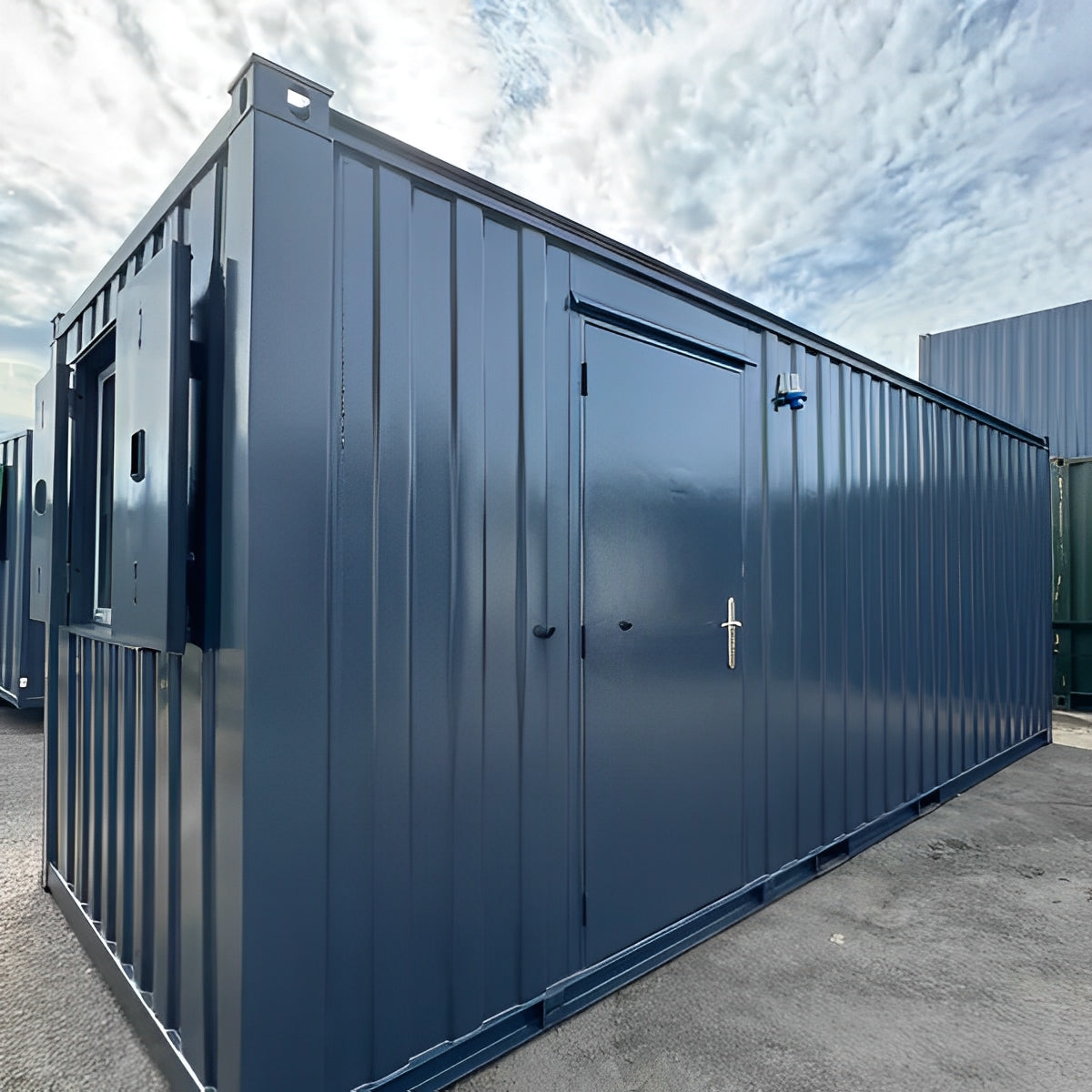 21ft × 8ft Insulated Office / Canteen Cabin — supplier gallery view 1; 21ft x 8ft Custom Cabin Office / Canteen — Office Containers