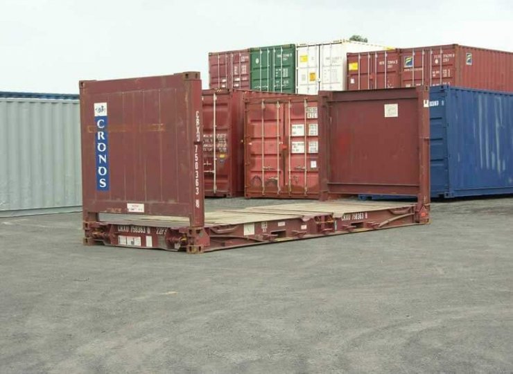6m (20ft) Flat Rack Container — New — supplier gallery view 1