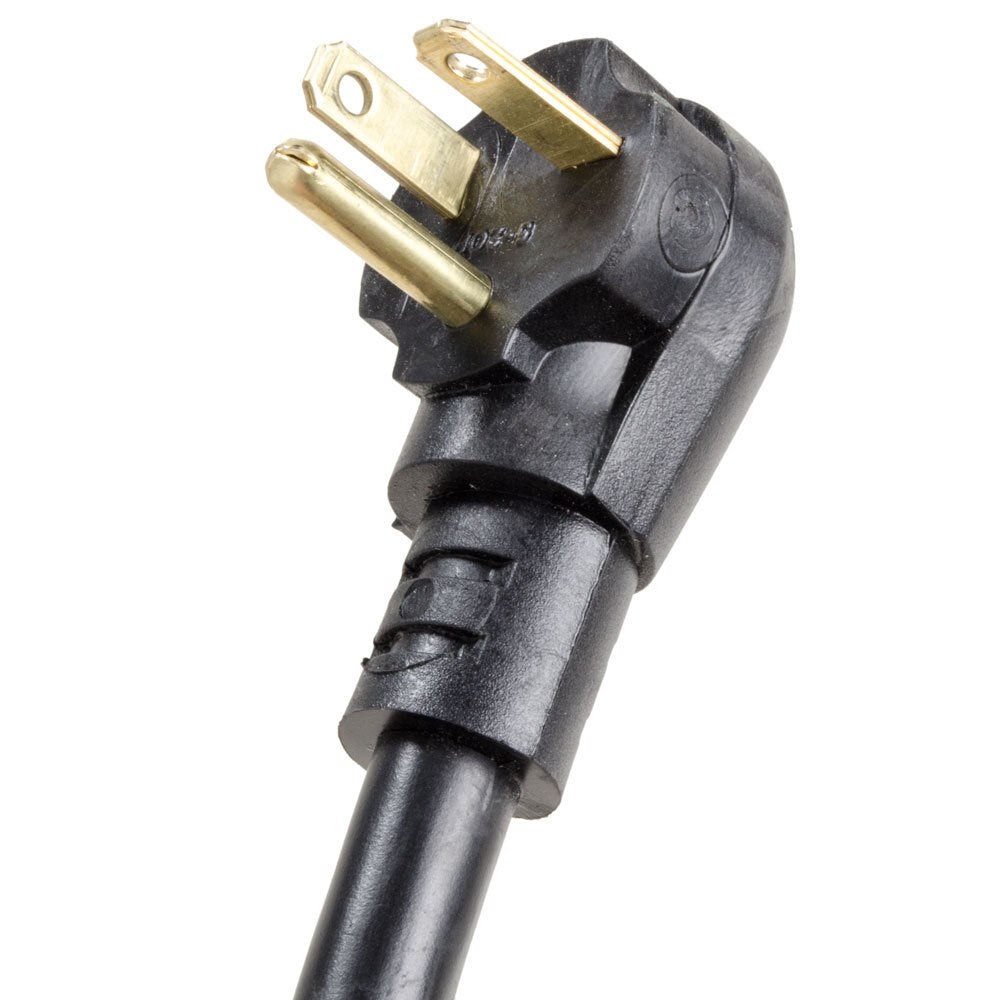 Norlake KLB771012-C Kold Locker 10' x 12' x 7' 7" Indoor Walk-In Cooler — supplier gallery view 15; The black power cord with two gold plugs on a Norlake Kold Locker.
