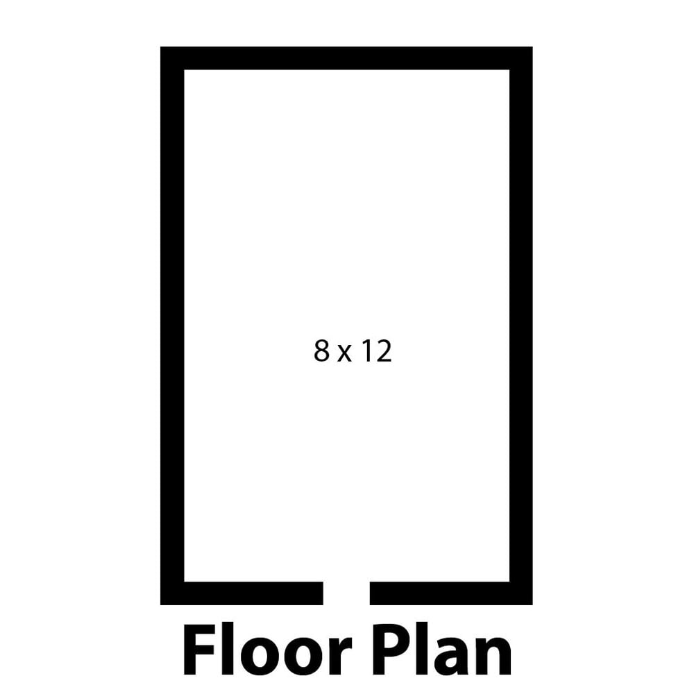Norlake KLB77812-C Kold Locker 8' x 12' x 7' 7" Indoor Walk-In Cooler — supplier gallery view 15; A black rectangular Norlake Kold Locker sign with white text.