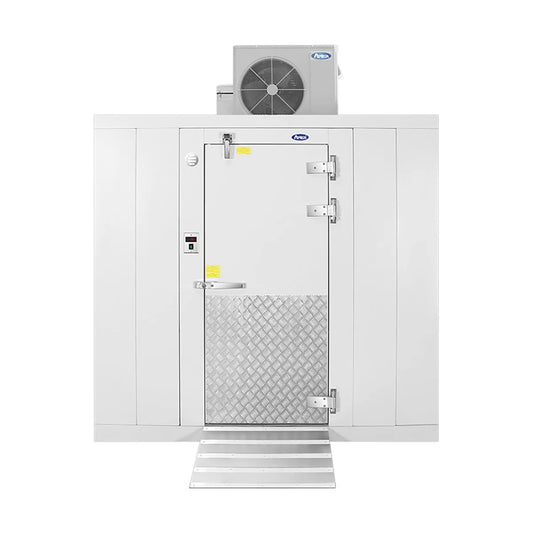 Atosa USA AWC0608TF-EL/ER Indoor 6'X8' Walk-In Cooler with Floor, Self-Contained — supplier gallery view 1; Atosa USA AWC0608TF-EL/ER Indoor 6'X8' Walk-In Cooler with Floor, Self-Contained