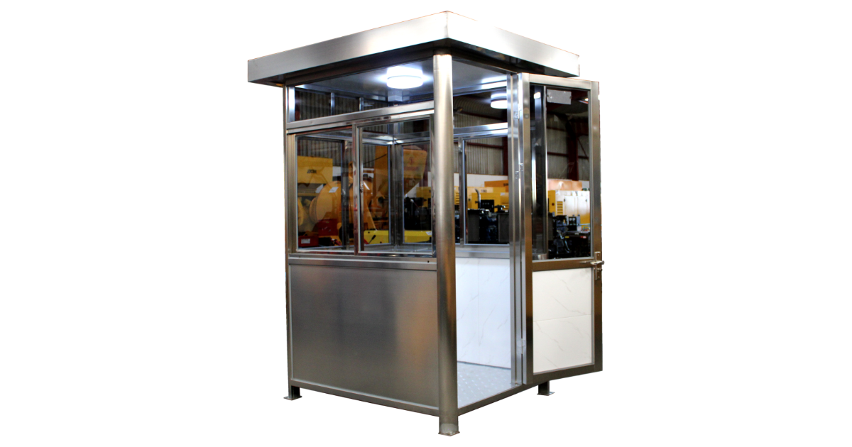 Stainless Steel Guard Hut — 1.5m × 1.2m — supplier gallery view 1; Guard Hut (Stainless Steel)