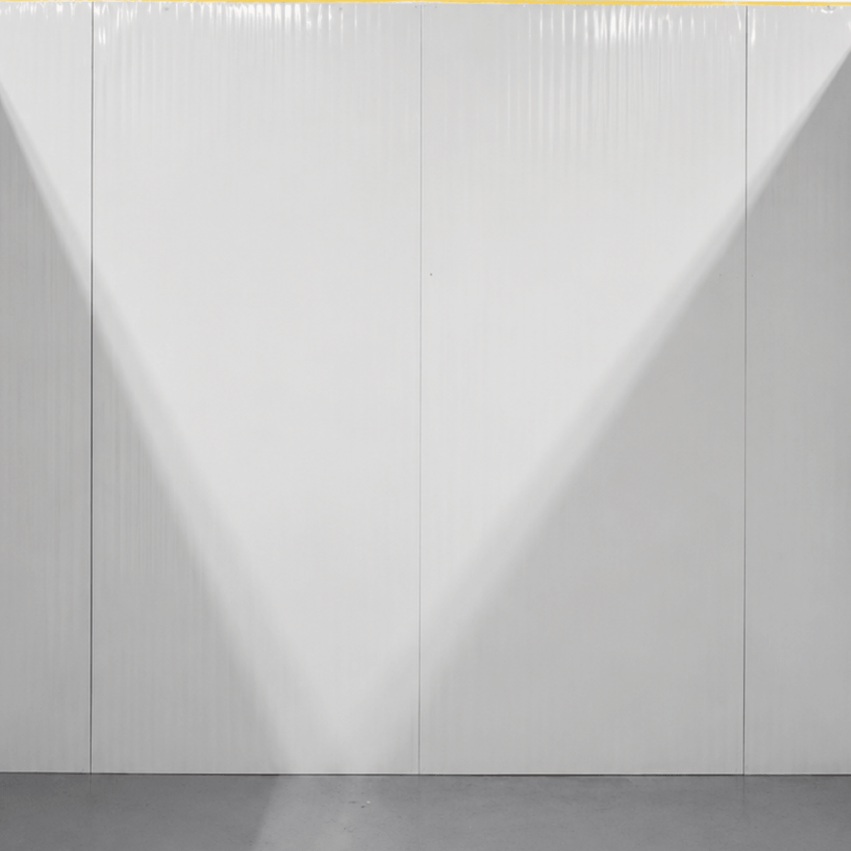 Barr 4'11" x 8'3" x 8'2"H Walk-In Cold Room without Floor — supplier gallery view 6; White walk-in cooler unit with closed hinged door, featuring insulated panel walls