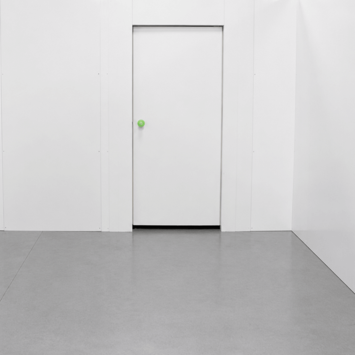 Barr 11'6" x 6'6" x 10'H Walk-In Cold Room without Floor — supplier gallery view 3; White walk-in cooler unit inside view