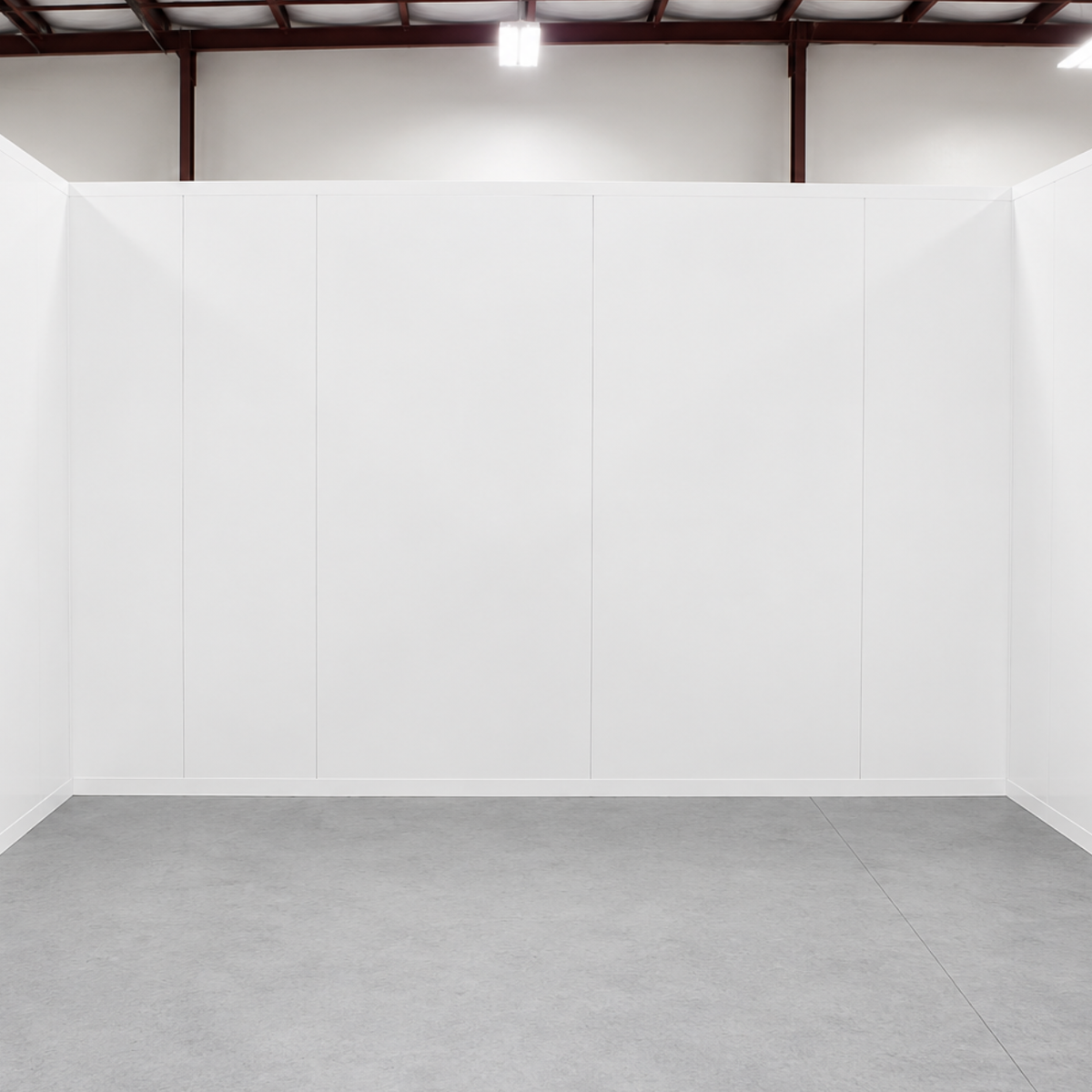 Barr 11'6" x 16'4" x 8'H Walk-In Cold Room without Floor — supplier gallery view 3; Inside view of white walk-in cooler unit.