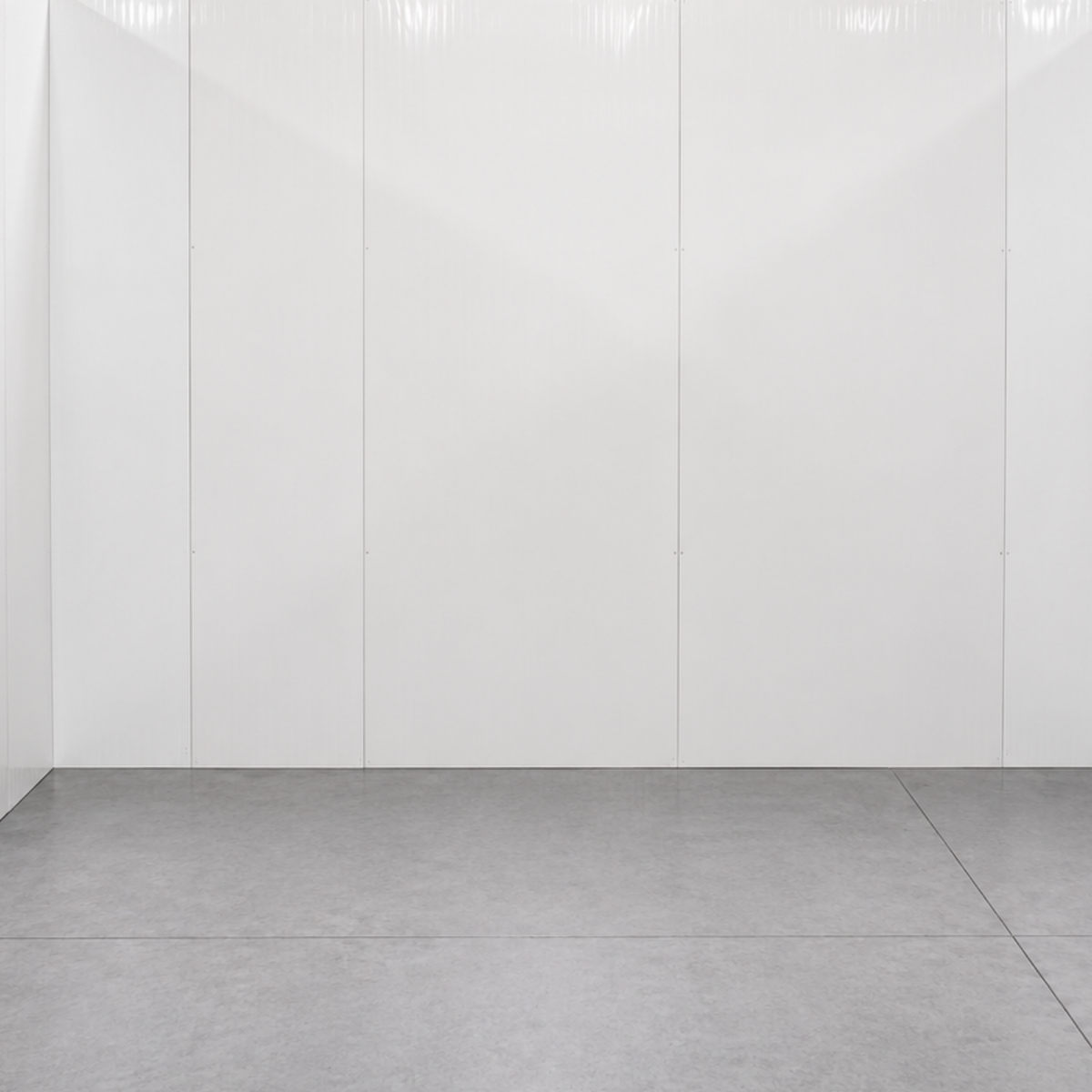 Barr 11'6" x 26'1" x 8'H Walk-In Cold Room without Floor — supplier gallery view 3; White walk-in cooler unit inside view