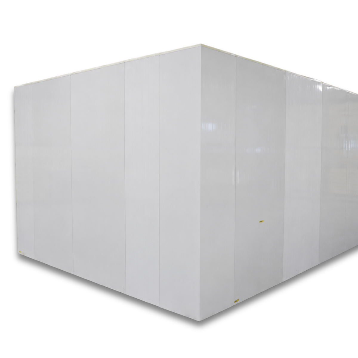 Barr 11'6" x 32'7" x 8'H Walk-In Cold Room without Floor — supplier gallery view 2; White walk-in cooler unit back right view
