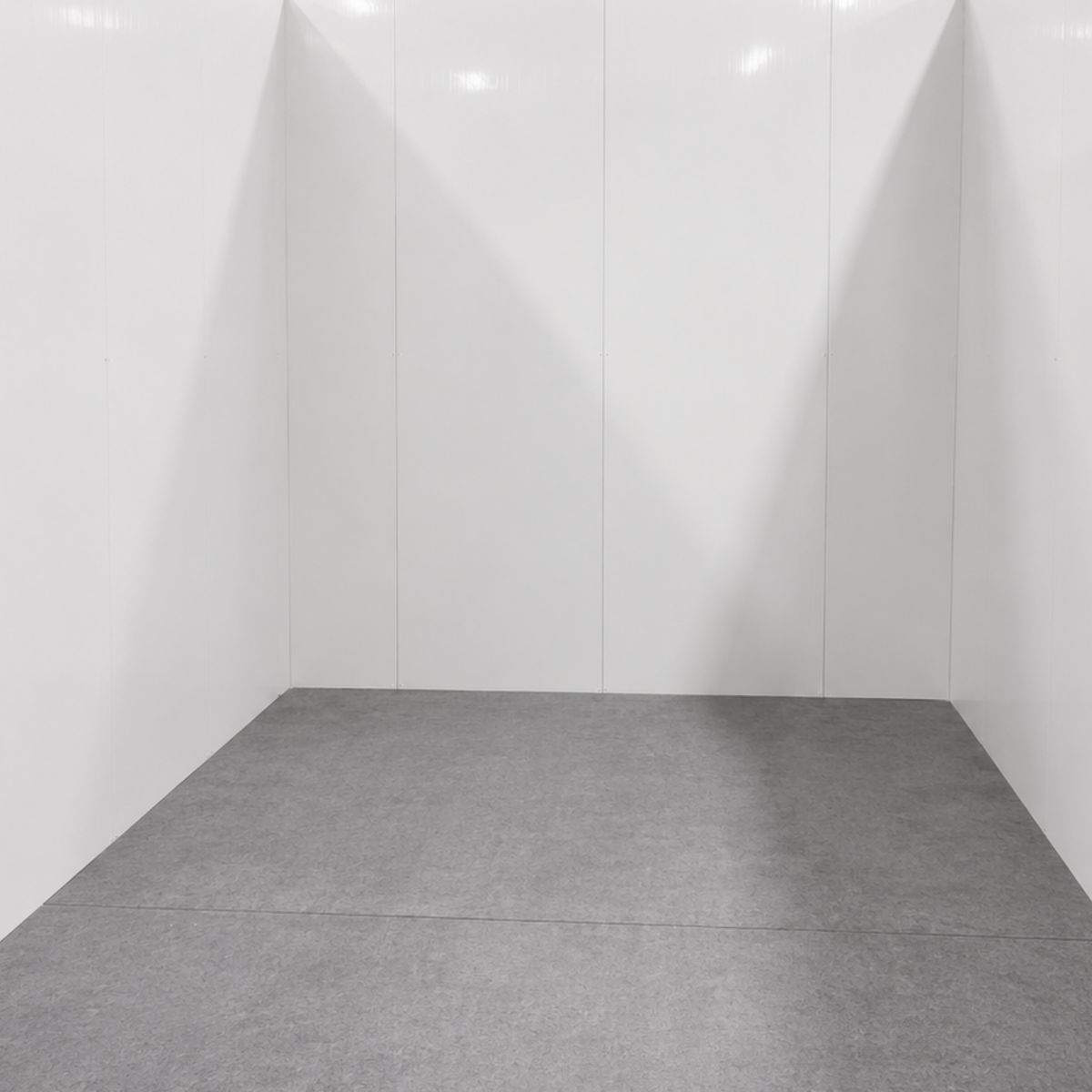 Barr 8'3" x 21'4" x 10'H Walk-In Cold Room without Floor — supplier gallery view 4; White walk-in cooler unit inside view