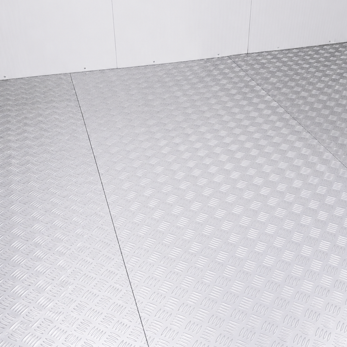 Barr 8'3" x 11'6" x 8'2"H Walk-In Cold Room with Floor — supplier gallery view 5; White walk-in cooler with insulated panels and floor inside floor