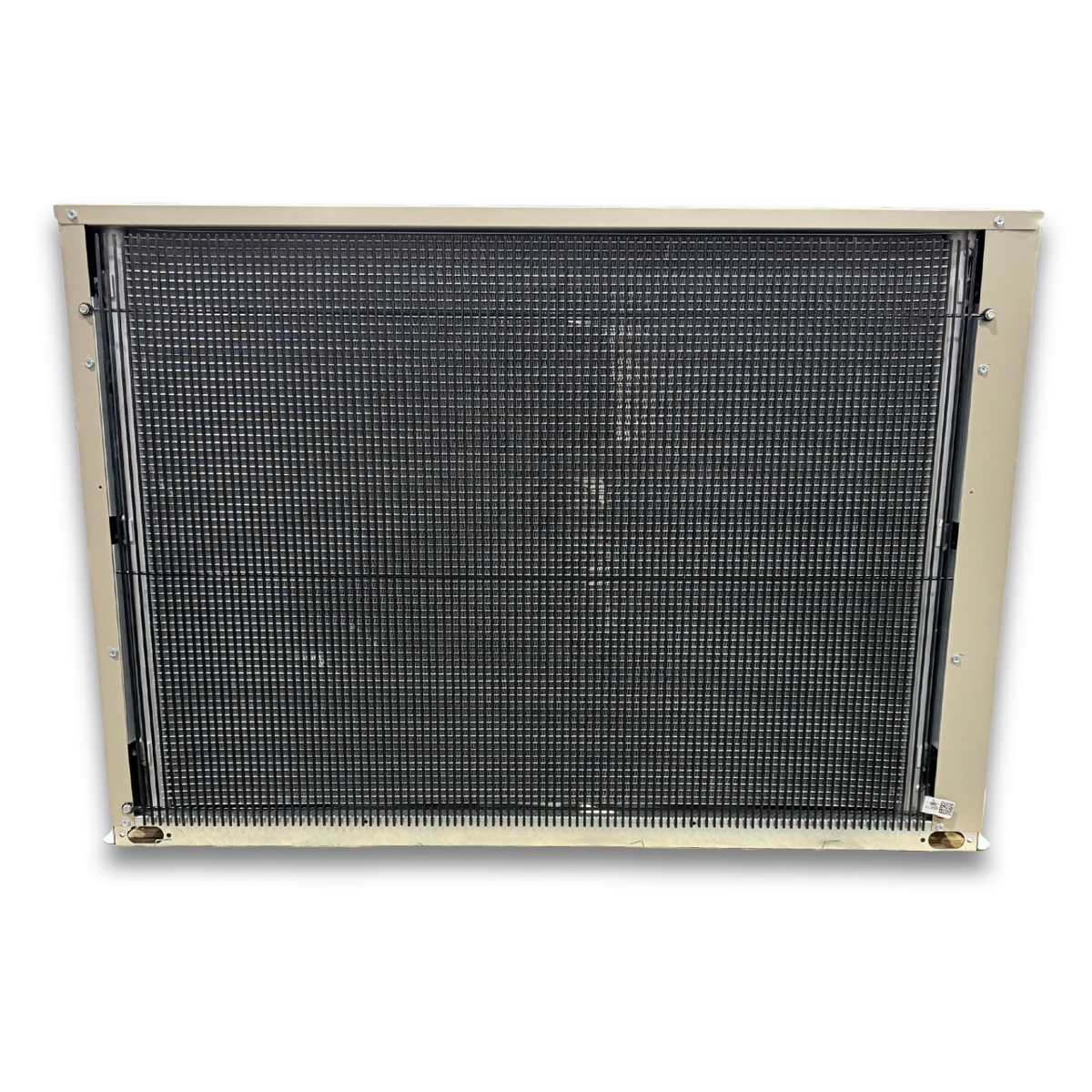 Chandler HCH0030MCACYA0000 3 HP Medium Temp Condensing Unit — supplier gallery view 4; Beige condensing back view of unit.