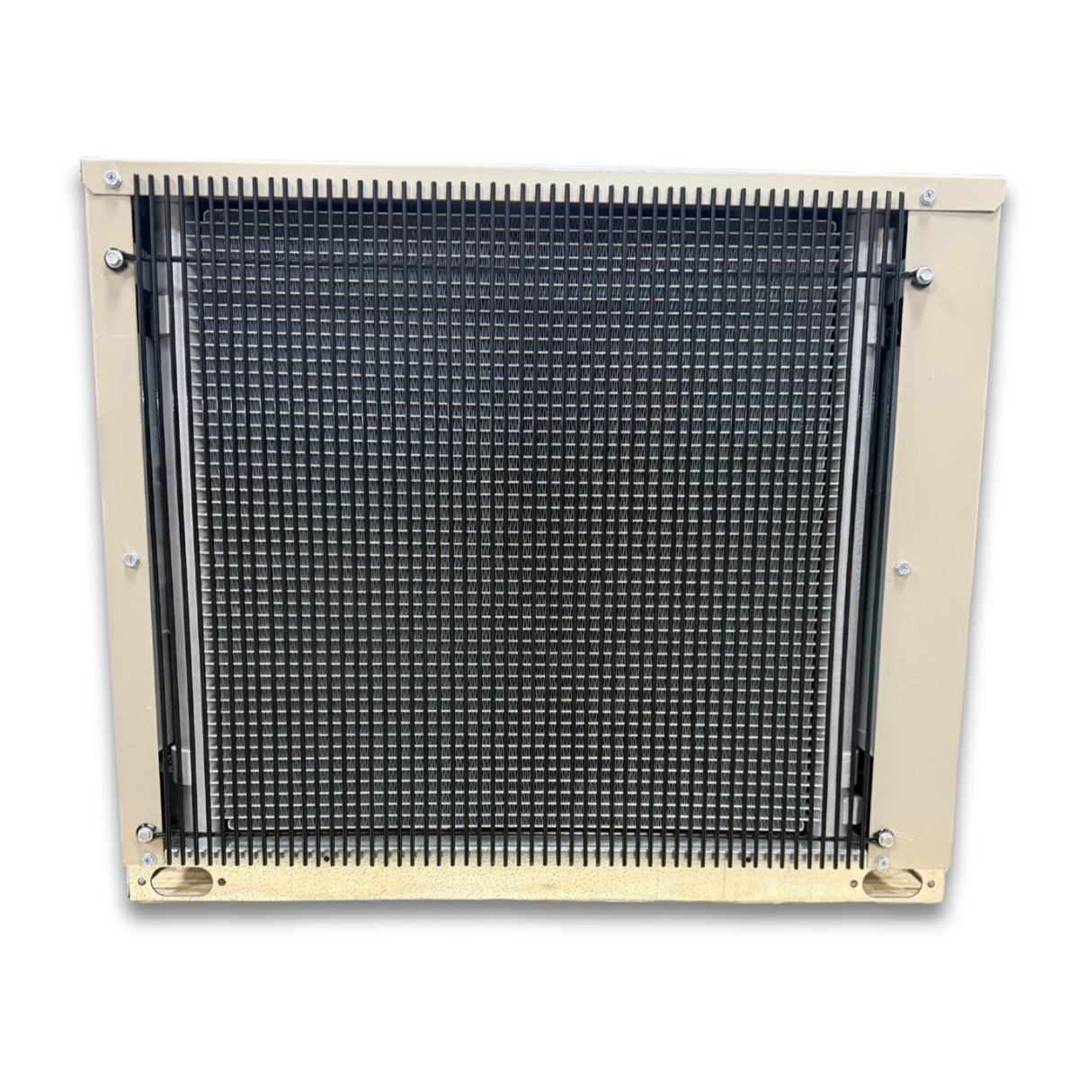 Chandler HCH0005MBACYA0000 0.5 HP Medium Temp Condensing Unit — supplier gallery view 4; Beige condensing back view of unit