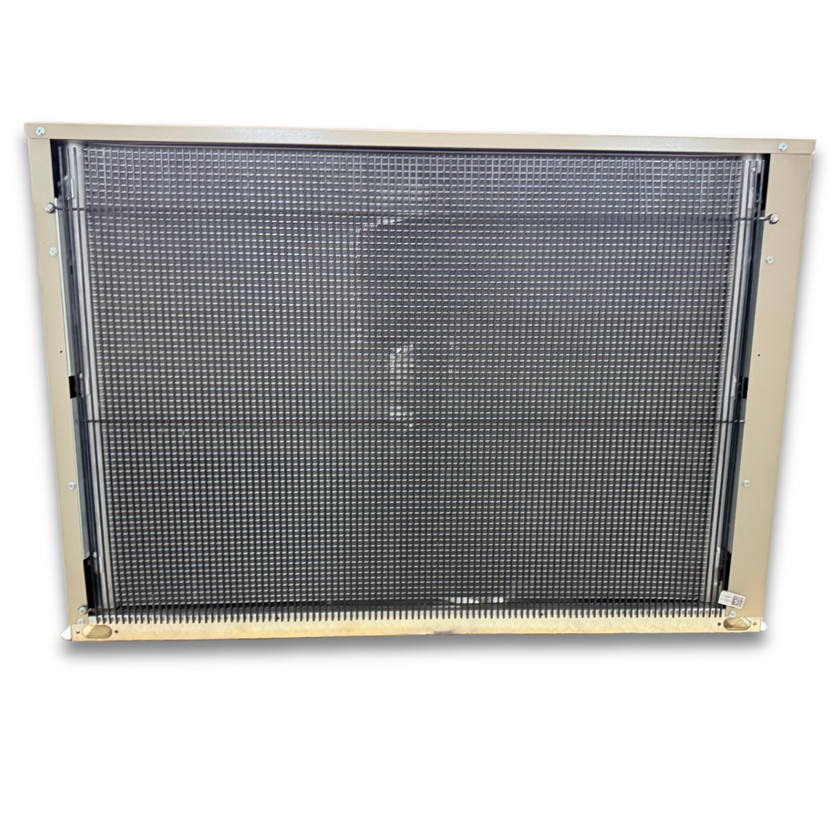 Chandler HCH0055LCBCZA0200 5.5 HP Low Temp Condensing Unit — supplier gallery view 4; Beige condensing back view of unit.