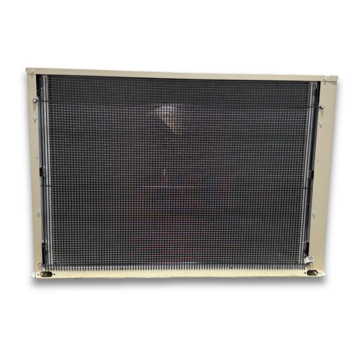 Chandler HCH0050MCACYA0000 5 HP Medium Temp Condensing Unit — supplier gallery view 4; Beige condensing back view of unit.