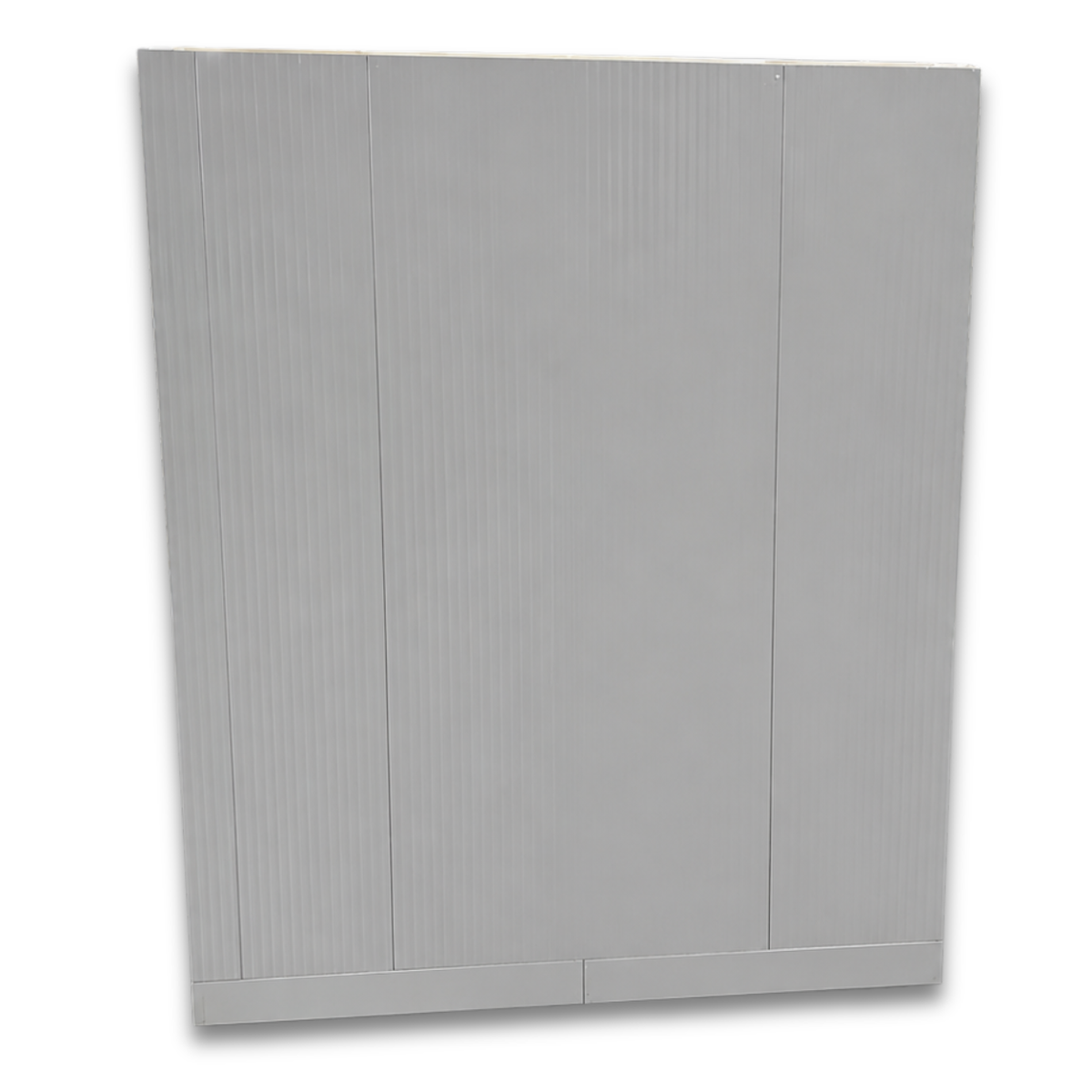 Barr 6'7" x 8'3" x 8'2"H Walk-In Freezer Room with Floor — supplier gallery view 6; White walk-in commercial freezer view view of back wall