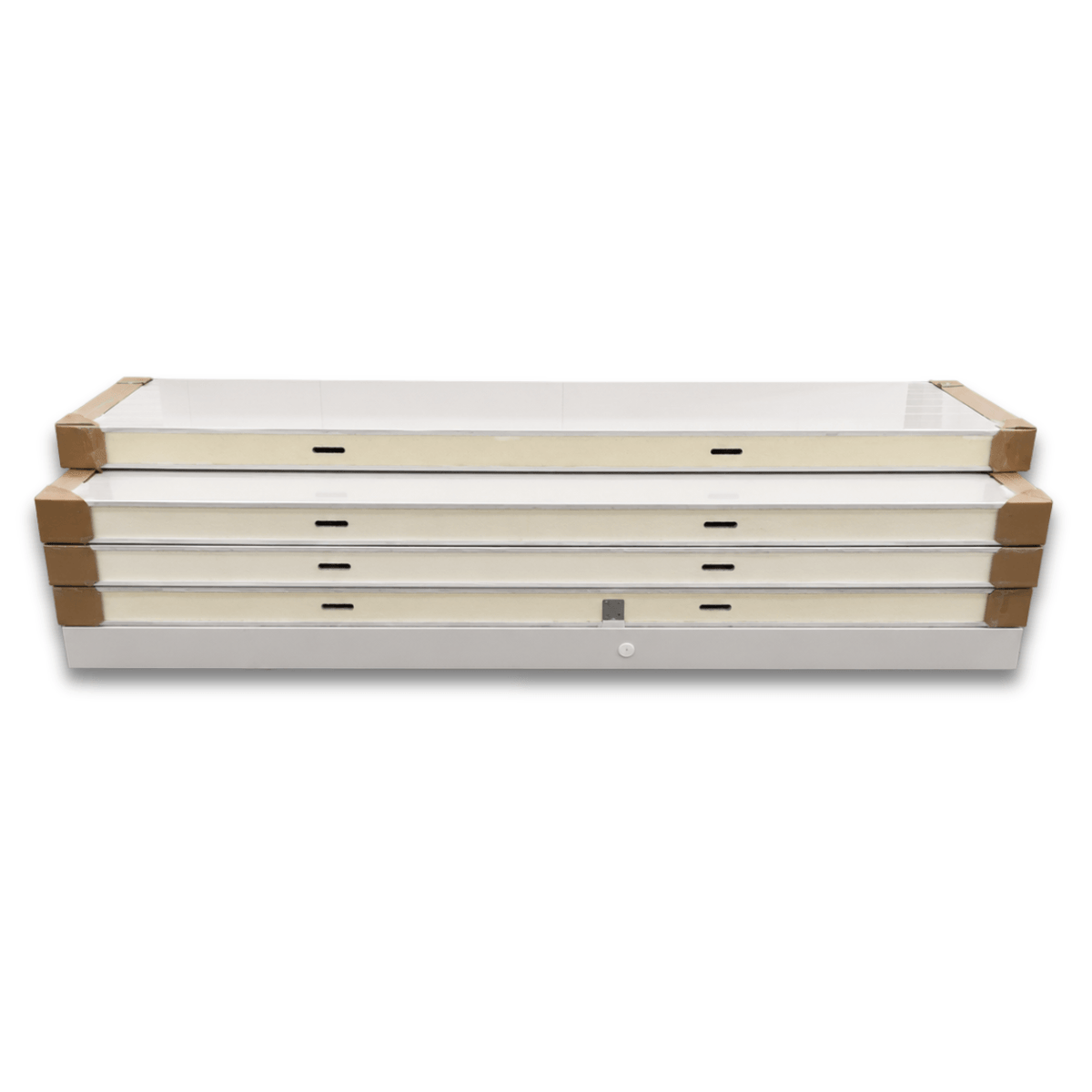 Barr 8'3" x 14'10" x 8'2"H Walk-In Freezer Room with Floor — supplier gallery view 6; White walk-in commercial freezer ceiling panel
