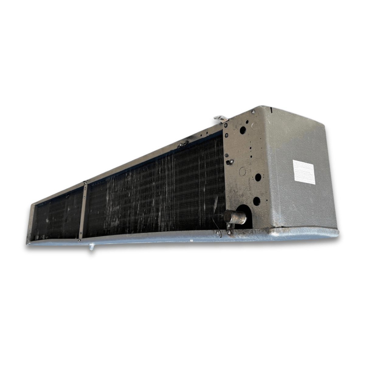 Used Bohn ADT-370BK Evaporator - 11543 — supplier gallery view 4; Back-right view of the used Bohn ADT-370BK evaporator #3134, showing the rear panel and coil compartment.
