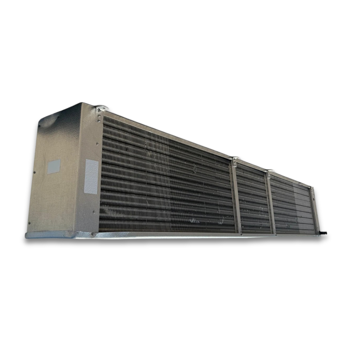 Used Bohn BME-620CEA Evaporator — supplier gallery view 5; Back-left view of the used Bohn BME-620CEA electric defrost evaporator #1160, showing the rear cabinet panel.