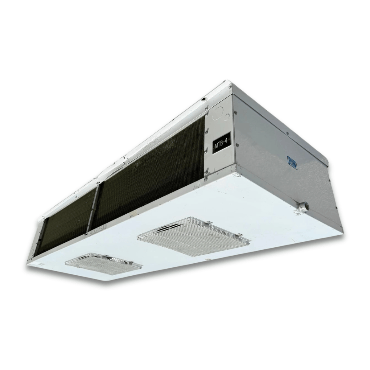 Used Bohn WK-155AW Low Velocity Evaporator — supplier gallery view 5; Back-right view of the used Bohn WK-155AW low velocity evaporator, showing the rear panel and coil compartment.