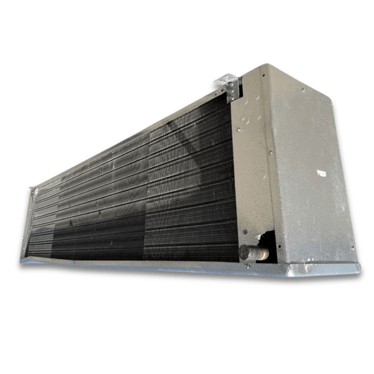 Used Climate Control CME-310BA Evaporator #3255 — supplier gallery view 4; Back-right view of the used Climate Control CME-310BA evaporator #3255, showing the rear panel and coil compartment.