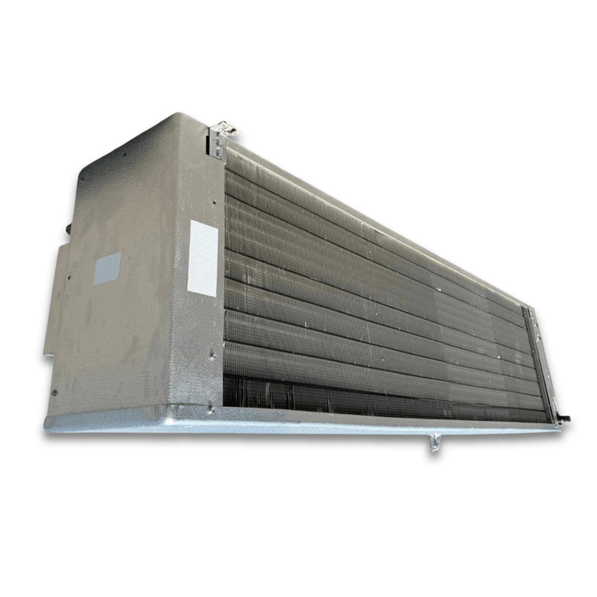 Used Climate Control CML-330CSCH2A Evaporator #2185 — supplier gallery view 4; Back-left view of the used Climate Control CML-330CSCH2A evaporator showing the rear cabinet panel.