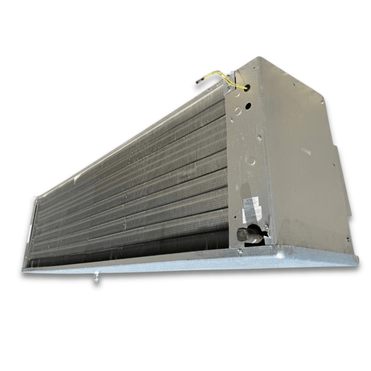 Used Climate Control CML-330CSCH2A Evaporator #2185 — supplier gallery view 5; Back-right view of the used Climate Control CML-330CSCH2A evaporator, showing the rear panel and coil compartment.
