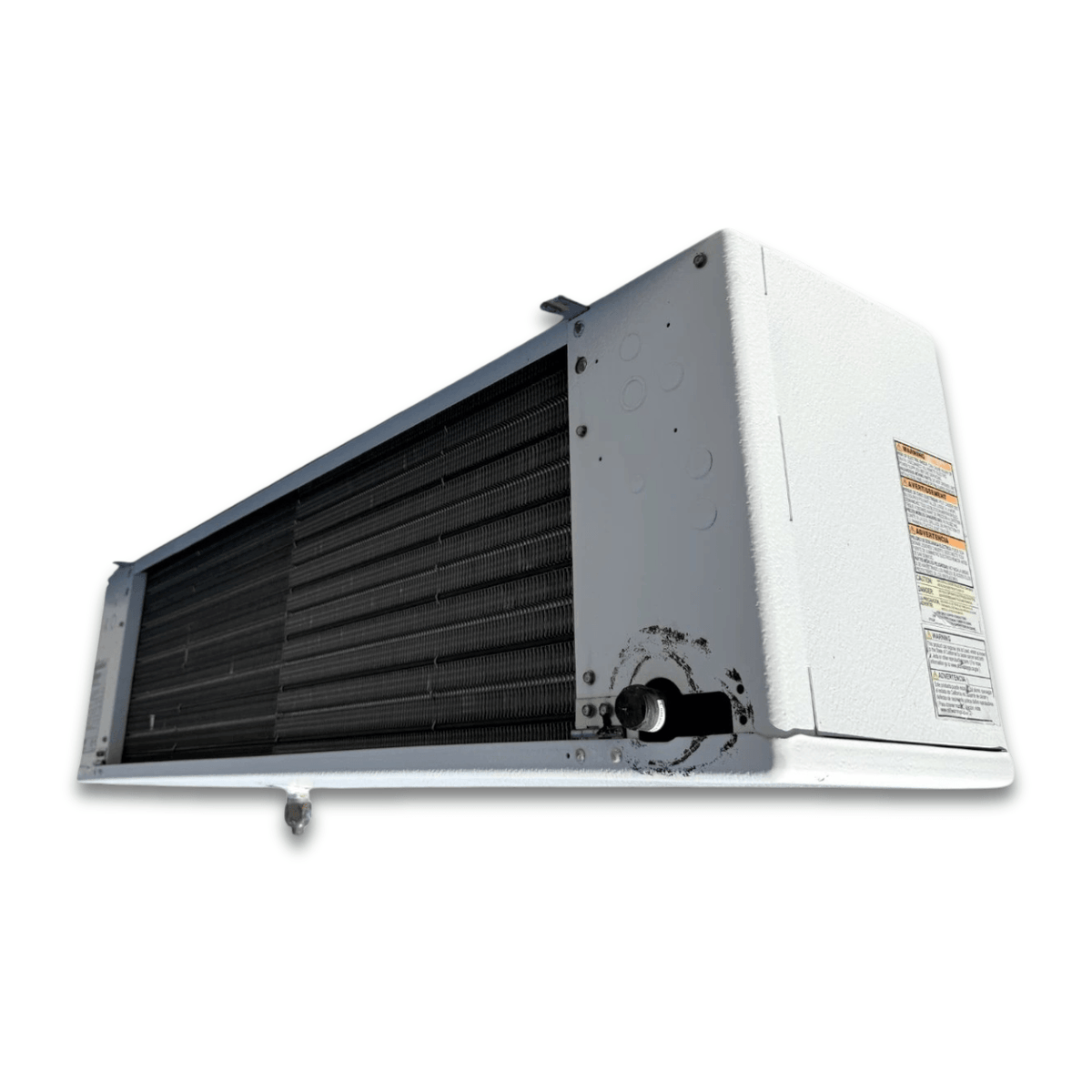 Used Keeprite KLP-315VE Evaporator - 11649 — supplier gallery view 4; Back-right view of the used Keeprite KLP-315VE evaporator #3167, showing the rear panel and coil compartment.