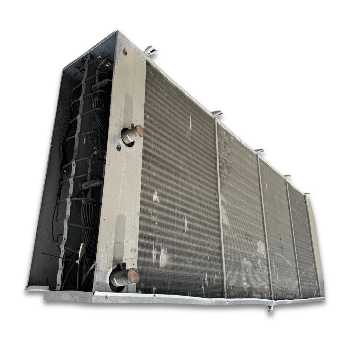 Used Russell UEU4-1080G Evaporator - 11668 — supplier gallery view 4; Back-left view of the used Russell UEU4-1080G evaporator, showing the rear cabinet panel.