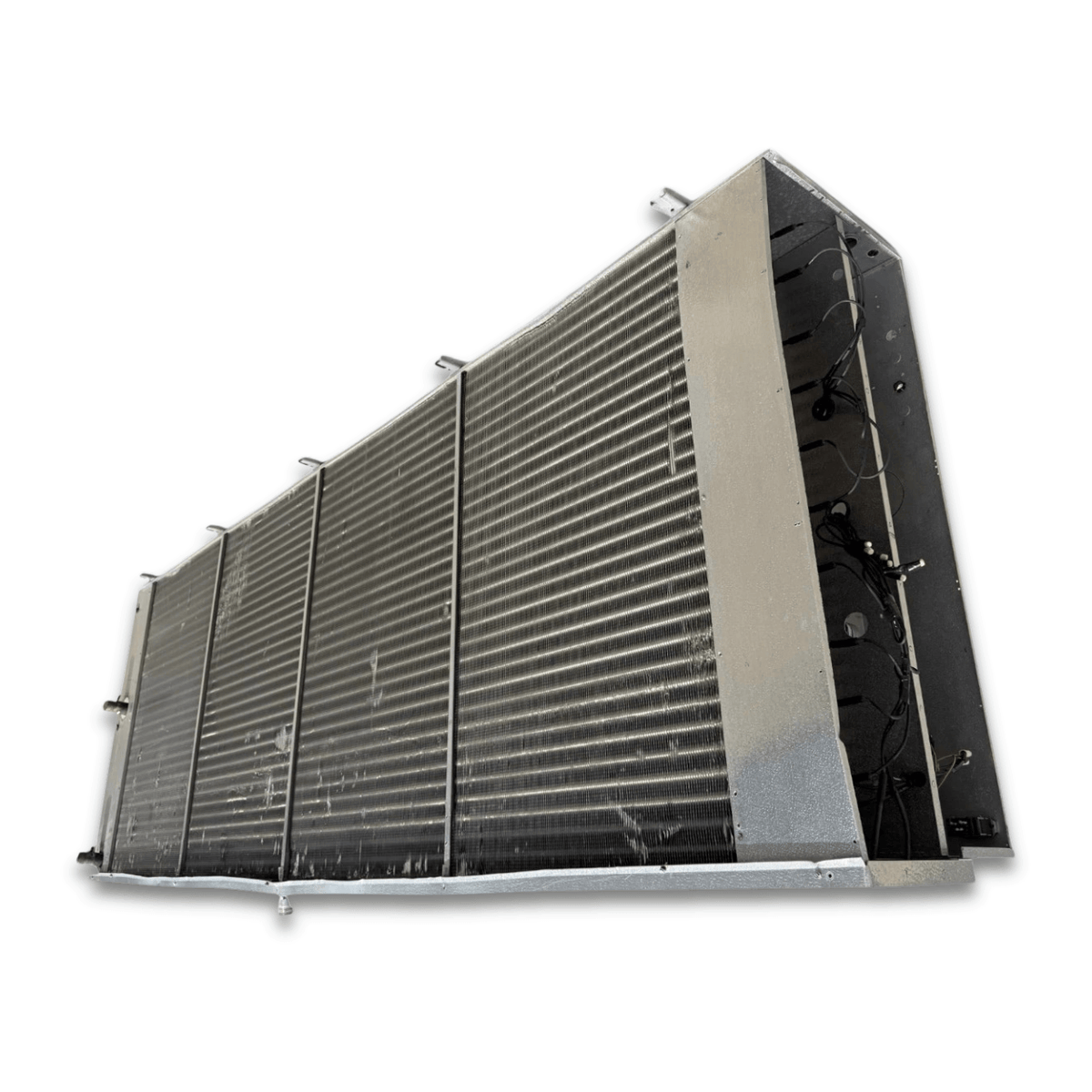 Used Russell UEU4-1080G Evaporator - 11668 — supplier gallery view 5; Back-right view of the used Russell UEU4-1080G evaporator, showing the rear panel and coil compartment.