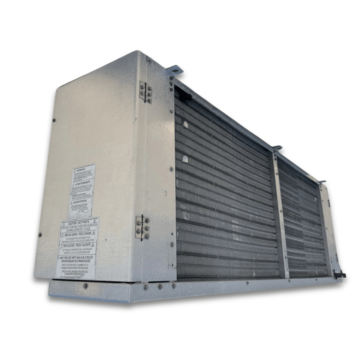 Used Keeprite KMP-228ME Evaporator #2156 — supplier gallery view 4; Back-left view of the used Keeprite KMP-228ME evaporator #2156, showing the rear cabinet panel.
