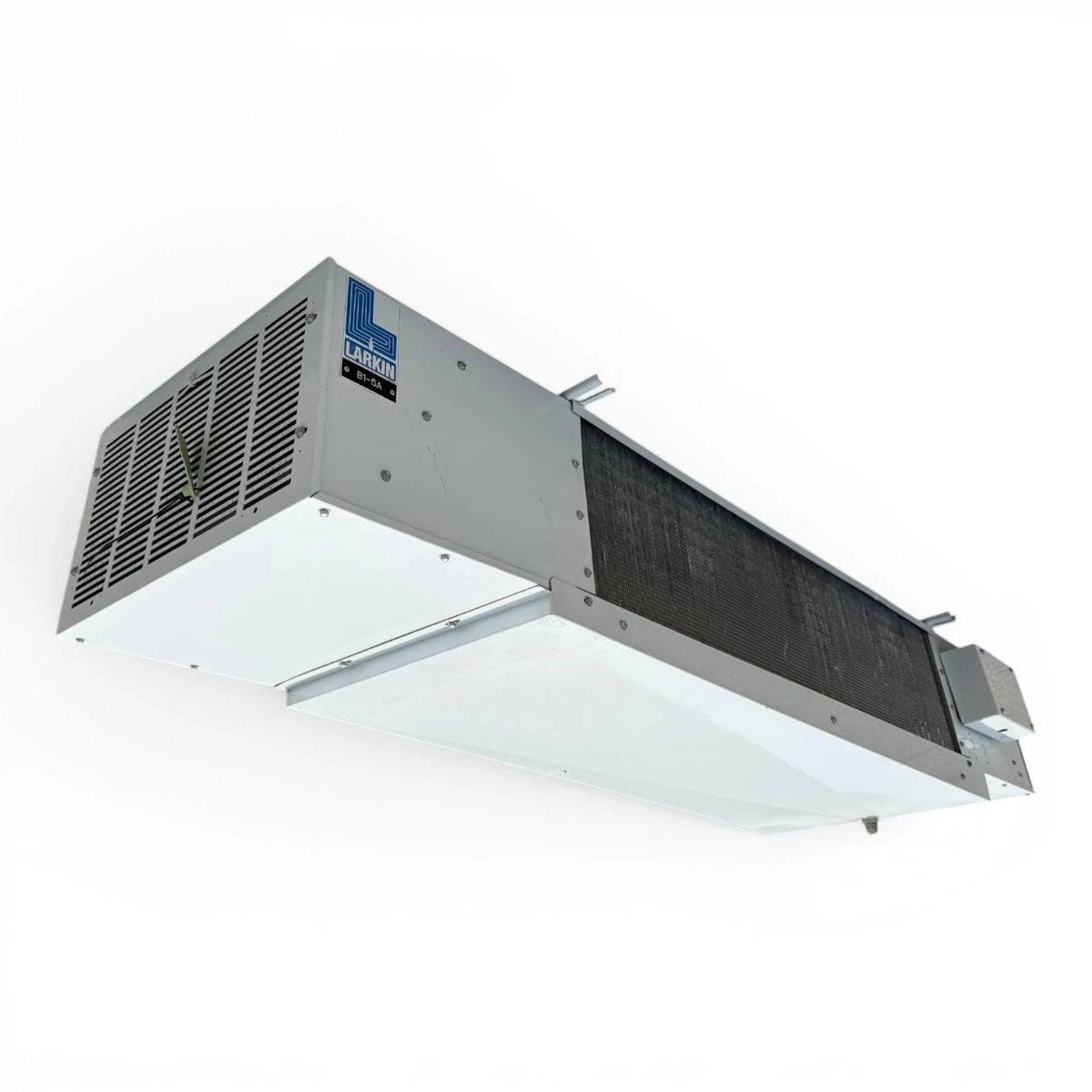 Used Larkin LFAK-087AEE Low Velocity Evaporator #3207 — supplier gallery view 4; Back-left view of the used Larkin LFAK-087AEE low velocity evaporator #3207, showing the rear cabinet panel.