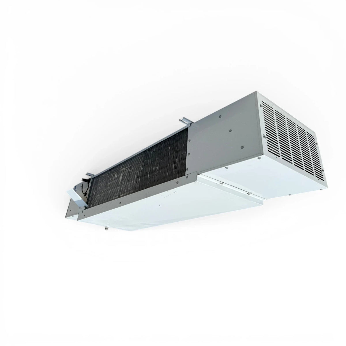 Used Larkin LFA-087AEE Low Velocity Evaporator #3349 — supplier gallery view 4; Back-right view of the used Larkin LFA-087AEE low velocity evaporator #3349, showing the rear panel and coil compartment.