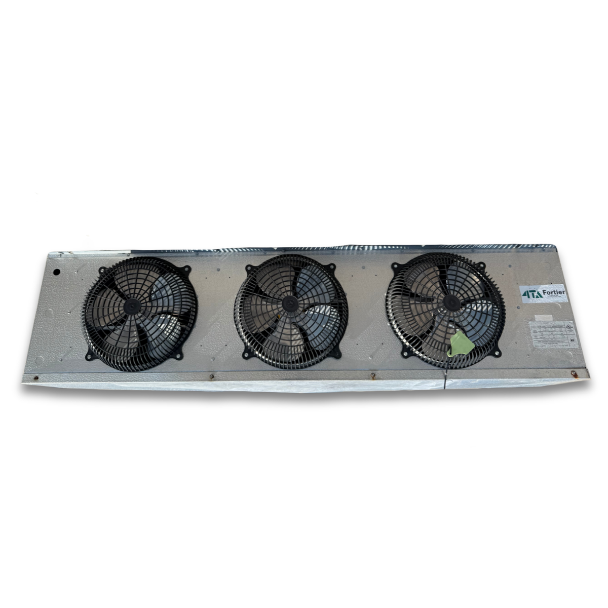Used Russell AE36-140B Evaporator #535 — supplier gallery view 2; Used gray evaporator front view.