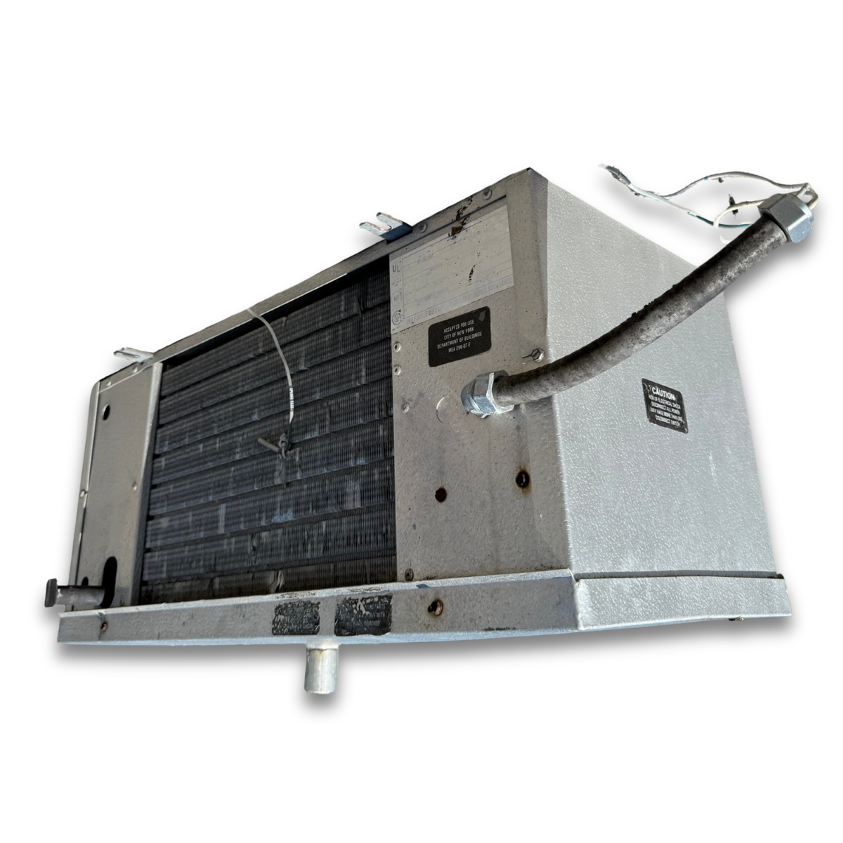 Used Tyler MMA-050 Evaporator #772 — supplier gallery view 4; Used gray evaporator back view.