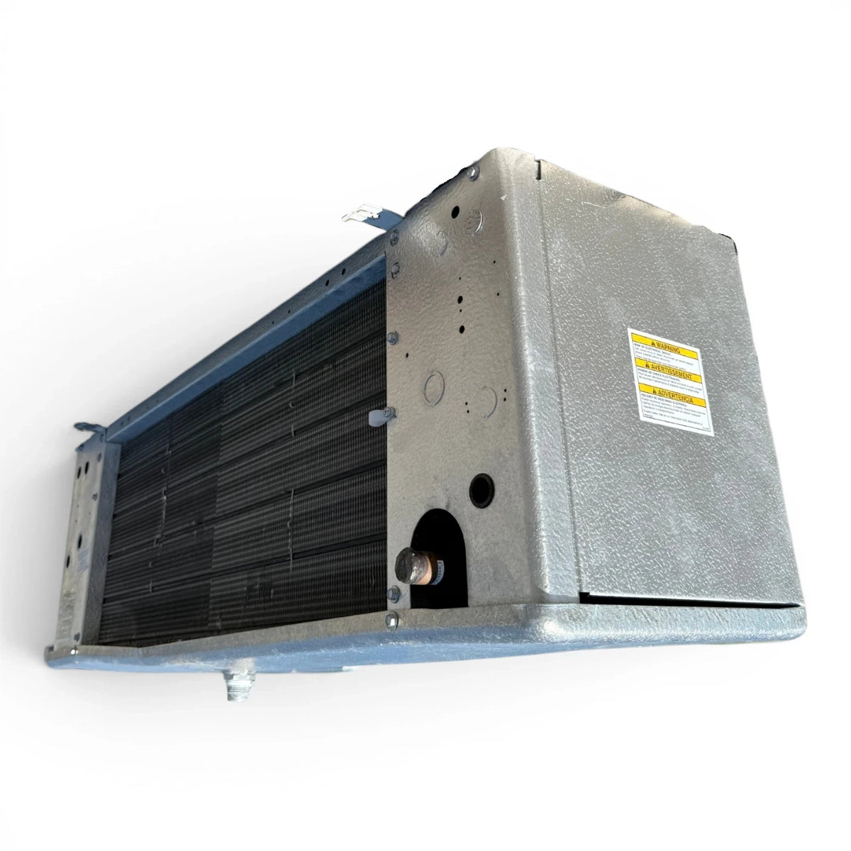 Used RDI LSF-090BK Evaporator #3049 — supplier gallery view 4; Back-right view of the used RDI LSF-090BK evaporator #3049, showing the rear panel and coil compartment.