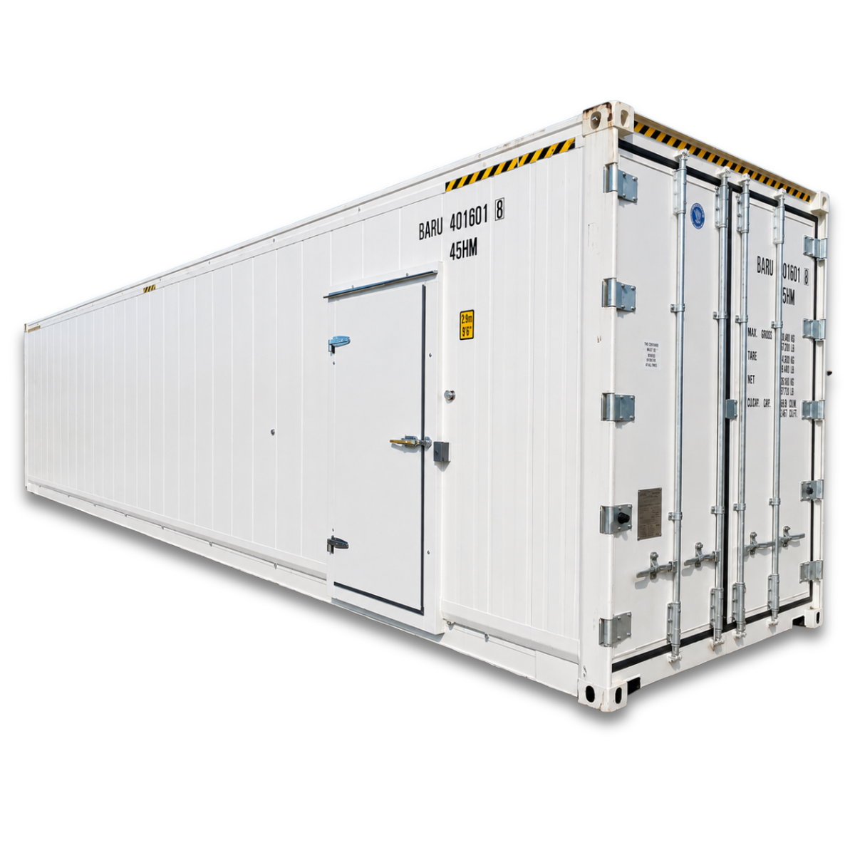 Barr 40ft Cooler Container Package — 3 HP Chandler Refrigeration — supplier gallery view 2; White portable refrigeration unit
