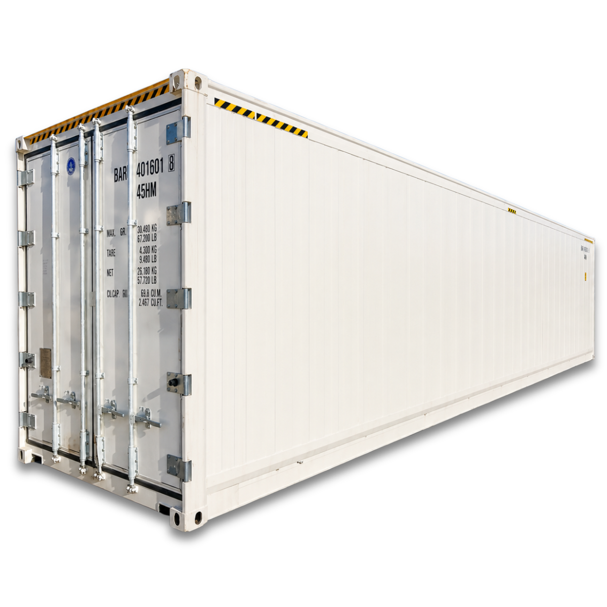 Barr 40ft Cooler Container Package — 3 HP Chandler Refrigeration — supplier gallery view 1; White portable refrigeration unit
