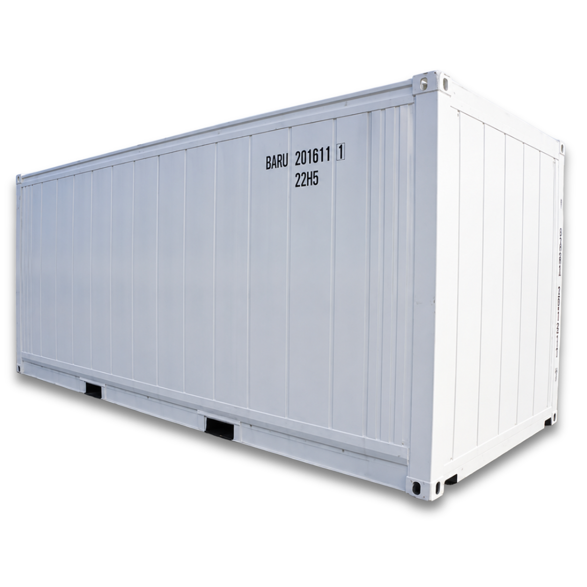 Barr 20ft Blast Freezer Container Package — 15 HP Krack Refrigeration — supplier gallery view 3; 20' Barr Blast Freezer Container Package back view of container