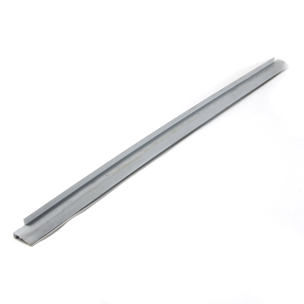 Bally Refrigeration 054028 Replacement Bottom Wiper Gasket for 36" Walk In Door — supplier gallery view 1; A long metal bar with a white background.