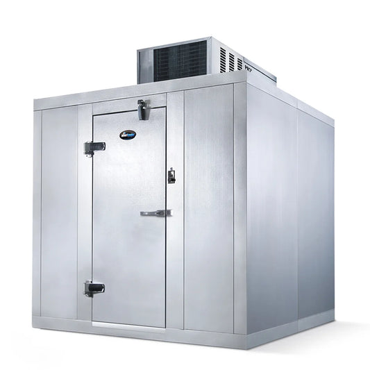 AmeriKooler QC060887**FBSC 6' x 8' Indoor Walk-In Cooler with Floor, Self-Contained — supplier gallery view 1; AmeriKooler QC060887**FBSC 6' x 8' Indoor Quick Ship Walk-In Cooler with Floor, Self-Contained