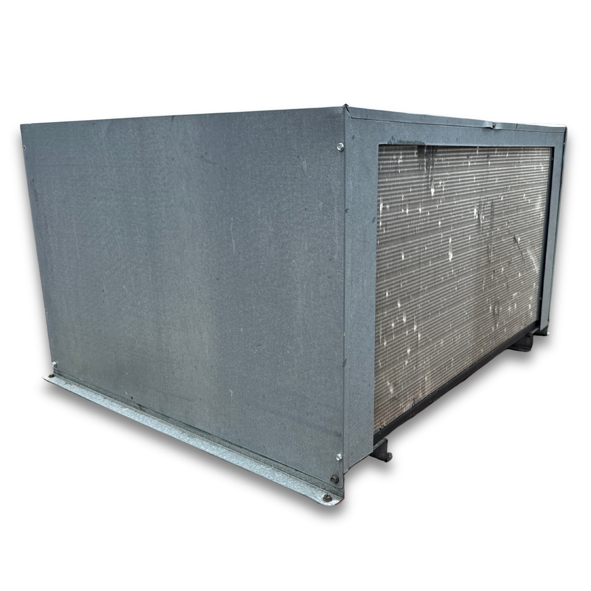 Used Copeland FJAM-0300TFC 3 HP Condensing Unit #263 — supplier gallery view 4; Gray condensing unit backside view.