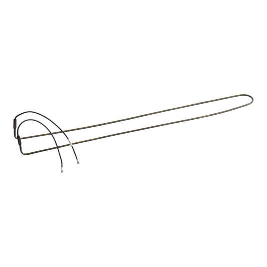 Heatcraft 4313F Evaporator Pan Heater — supplier gallery view 1; A metal evaporator pan heater with attached wires.